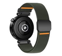 Stretchy Sport Nylon Fabric Bands for Garmin Venu 3S 2S/Vivoactive 4S/Vivomove 3S/Forerunner 255S 265S Band Women, 18mm Magnetic/Parachute Buckle Stretchy Watch Bands for Huawei Watch Gt 5/4 41mm