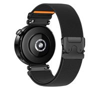 Stretchy Sport Nylon Fabric Bands for Garmin Venu 3S 2S/Vivoactive 4S/Vivomove 3S/Forerunner 255S 265S Band Women, 18mm Parachute Buckle Stretchy Watch Bands for Huawei Watch Gt 5/4 41mm