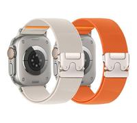 Stretchy Straps for Apple Watch Ultra/3/2 Strap 49mm 46mm 45mm 44mm 42mm 41mm 40mm 38mm Men Women,Elastic Wide Nylon Fabric & Braided Band for iWatch Strap Series 11 10 9 8 7 6 5 4 3 SE 3/2nd 44 40 mm