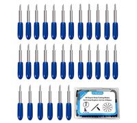 STREW lades, 30PCS 60°Deep Cut Replacement, Carbide Material for Cricut Explore Air/Air 2/Maker, Ideal for Vinyl, Fabric, Cardstock, and More