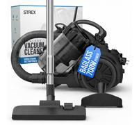 Strex Bagless Vacuum Cleaner 700W - HEPA Filter - 2.5L Tank - 4 Attachments