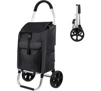 Strex Shopping Trolley with Wheels - Foldable - Removable 45L Bag Cart