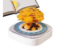 Streysisl 3D Desk Calendar 2026 | Memo Pad Tree Arts & Crafts | Tree House Desktop Calendar Notepad,for Office School Dorm Apartment College Teacher Student Kids Family Christmas New Year