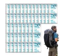 Streysisl 50 Portable Toilet Powder Individual Packed Toilet Absorbent Gel Powder, Multifunctional Portable Poo Coagulants Toilet Waste T-reatment For Hiking, Camping, Fishing