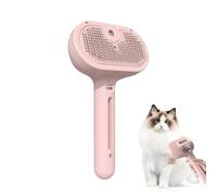 Streysisl Cat Grooming Brush With Steam,Pet Detangler Hair Removal Steamy Comb | Detangling Steam Brush for Long And Short Hair Dogs And Cats