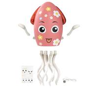 Streysisl Dancing Toy, Crawling Dancing Squid, Interactive Wiggling Robot with Lights and Music Learning Activities for Kids 0-6 Years Preschool School Birthday Party Home Girls