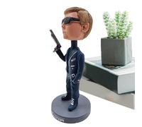 Streysisl Desk Ornament, Collectible Statue, Resin Figurines - Creative Novelty Desk Display Ornaments, Bobbleh Figurines for Table