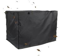 Streysisl Dog Crate Cover Grey Cage Cover Fits Most Dog Cages, Durable Windproof Pet Kennel Cover Provided Private Cage Cover Cloth Silver Coated Breathable Double Door Cage Cover