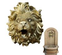 Streysisl Fountain Spout | Lion Pond Water Feature,Natural Resin Water Fountain Ornaments, Water Garden & Pond Decor, Wall Art, Water Fountain for Indoor Outdoor