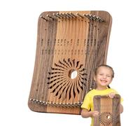 Streysisl Lyre Harp Instrument, Wooden Lyra Harp - Professional Harp Instrument 31 Strings | Reusable Harp with Chromatic Scale, Portable Lyre Harp for Professionals and Beginners
