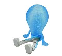 Streysisl Posable Light Bulb Figure - Glow In The Dark Leg Posable Model - Collectible Luminous Figurine,for Home Desk Office Party Favors Decoration