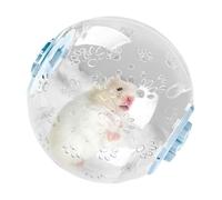 Streysisl Small Hamster Ball | Transparent Silent Running Hamster Wheel - Wheel Cage Accessories for Small Pets Fun Moments for Family Friends Kids Adults
