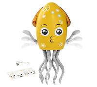 Streysisl Squid Toy | Electric Crawling Octopus,Interactive Wiggling Robot with Lights and Music for Kids 0-6 Years Sensory Development School Girls Preschool Home Party Boys