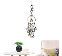 Streysisl Witch Bell Key - Witch Car Bell Pendant - Witch Bells Magic Key for Door Protection Witch Decor for Home Kitchen Wiccan Altar Supplies Room Decor