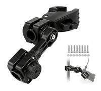 Strg Pole Mount Compatible with Garmin LiveScope Plus LVS34, 0 Degree Transducer Pole Mount with Clamp for Pole & Trolling Motor, Easy Installation - Sturdy and Durable