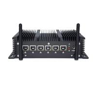 STRHIGP Fanless Industrial Micro PC Win 10 Pro, Mini PC i3 8140U 6 RJ45 LAN/4 USB 3.0/RJ45 COM/9Pin COM/HD/SIM Solt, Tiny Mini Computer Win 10 Pro Pro 16GB DDR4 RAM 512GB SSD Linux/WIFI