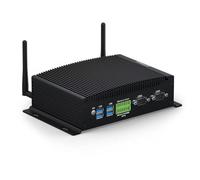 STRHIGP Fanless Industrial Mini Computer i7 10810U, Hexa Cores 10th 64-bit Win 11/Linux 16GB RAM DDR4 512GB SSD Business PC, 1 * 14 Pin GPIO 2*LAN 2*COM 4K 3 Display 6*USB WiFi5/BT4.2 Mini Desktop PC