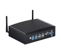 STRHIGP Industrial PC i5 Fanless PC Win11 Pro 8260U, 32GB RAM DDR4 512GB SSD Mini Desktop Computer Dual RS232 COM RJ45 LAN 4K HD 8USB WiFi BT VESA RAID PXE WOL Auto Power On for Home Business
