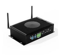 STRHIGP Industrial PC i7-10810U, Win 11 Pro Mini Desktop Computer 64GB DDR4 1TB SSD Auto Power On Industry Business Office PC RS232 COM 4K Dual HD DP Gigabit Ethernet 6USB VESA WiFi BT
