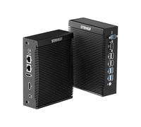 STRHIGP Silent Fanless Mini PC i5-1235U, Win 11 Pro Desktop Computer, 16GB DDR5 1TB NVME SSD Home Business Office Multimedia PC Auto Power On, 8USB, 4K Dual Display, Gigabit Ethernet, VESA Mount