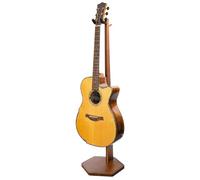 STRICH Acoustic Guitar Stand, Wood Floor Hanging Guitar Display for Home or Studio (FH-1 Color Walnut)
