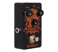 STRICH DECAY Distortion Guitar Pedal, Distortion 2 Modes Bright, Normal, Tight, True Bypass, Classic Crunch 80s Metal/Nu for Electric Guitar, Black
