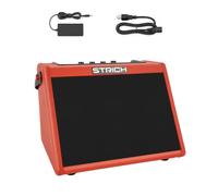 STRICH Electronic Drum Amplifier 20W, Wireless Drum Amp, Portable Drum Speaker for Electronic Drum Sets & Keyboards, Compact Practice Amp for Home, Studio & Small Gigs, Red, SDA-20