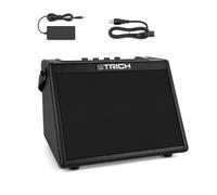 STRICH Electronic Drum Amplifier 20W, Wireless Drum Amp, Portable Drum Speaker for Electronic Drum Sets & Keyboards, Compact Practice Amp for Home, Studio & Small Gigs, Black, SDA-20