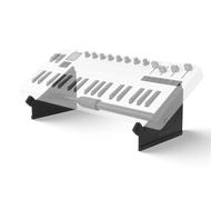 STRICH SDS-10 Desktop Stand, Adjustable 10.6-18.5" (26.9-47.0cm) Heavy-Duty Iron Stand for Sampler, Synth, MIDI Controller, Drum Machine | Non-Slip for Home Studio, Live Performance