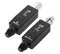 STRICH Wireless Microphone XLR Transmitter and Receiver, UHF Wireless Microphone System Plug-on, Wireless Mic Adapter with 48V Phantom Power for Dynamic Mic, Condenser Mic, Audio Mixer, PA System, M1