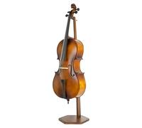 STRICH Wooden Cello Stand, Heavy-Duty Floor-Standing Display Stand, Cello Wood Floor Stand for 1/2, 1/4, 3/4, 4/4,1/8, 7/8 Full Size