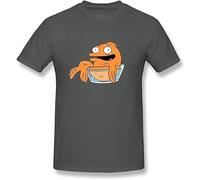 Stricken CPED FEDNS Men's American Dad Klaus T Shirt Black O Neck Tee
