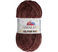 Strickfein Himalaya Dolphin Baby Wool Yarn, Cotton Knitting Wool for Knitting, Crochet (80366 Bear Brown)
