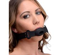 STRICT Hollow Silicone Adjustable Gag, 104 g