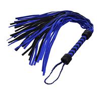 Strict Leather Black and Blue Suede Flogger