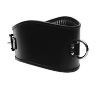 Strict Leather Padded Leather Locking Posture Collar