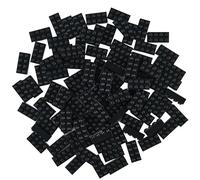 Strictly Briks Classic Bricks 96 Piece 2x4 Black Building Brick Creative Play Set - 100% Compatible with All Major Brick Brands