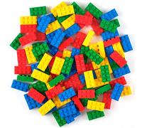 Strictly Briks Classic Bricks Starter Kit, Blue, Green, Red, and Yellow, 96 Pieces, 5x10cm, Building Creative Play Set for Ages 3 Up, Compatible with LEGO Blocks, Compatible with LEGO Base Plates
