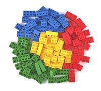 Strictly Briks Large Building Blocks Compatible with LEGO DUPLO Big Bricks Set For Ages 3 and Up, 108 Pieces | Large Pegs Compatible with LEGO DUPLO Blocks | Compataible with LEGO DUPLO Baseplates
