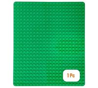 Strictly Briks Toy Building Block - Classic Big Briks Baseplate for Kids Age 3+, 13.75" x 16.25" Building Brick, Tight Fit Stackable Base Plate, Green, 1 Pc