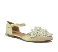 Strictly Destiny Womens Slip On Dress Shoes | Slip On Shoes | Beige | UK Size 8