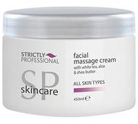 Strictly Professional Facial Massage Cream 450ml - Deep Nourishing Face Massage Cream for Dry & Normal Skin - Professional Salon Skincare, Hydrating & Softening Formula