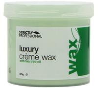 Strictly Professional Luxury Crème Wax with Tea Tree Oil 425g - Gentle Strip Wax for Smooth Hair Removal - Suitable for Sensitive Skin - Salon Quality Wax for Body