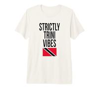 Strictly Trini Vibes Trinidad Flag Carnival Independence Premium T-Shirt