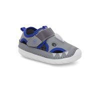 Stride Rite Baby Boys Soft Motion Splash Water Shoe, Grey Shark, 3 Infant