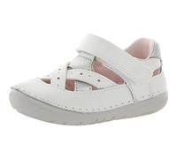 Stride Rite Girl's Soft Motion Kiki 2.0 First Walker Shoe, White, 5.5 Toddler