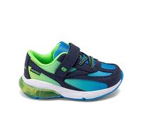 Stride Rite Unisex-Child M2p Lighted Phantom Sneaker, Blue/Green, 9.5 Wide Little Kid