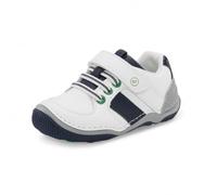 Stride Rite Unisex-Child SRT Wes Sneaker, White, 8 X-Wide Toddler