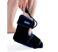 StrideOn Reusable Ankle Cold Compression Wrap - Medical Combination Ice Cold Gel and Compression Therapy for Ankle Injuries, Swelling, Post-Operative Care, Plantar Faciitis, Sprains, Inflammation etc