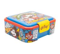 STRIDERS Supreme Multi Compartment Sandwich Box for Kids - Mickey True Champions Lunch Box | Leak-Proof, BPA-Free & Reusable XL School Tiffin for Boys & Girls